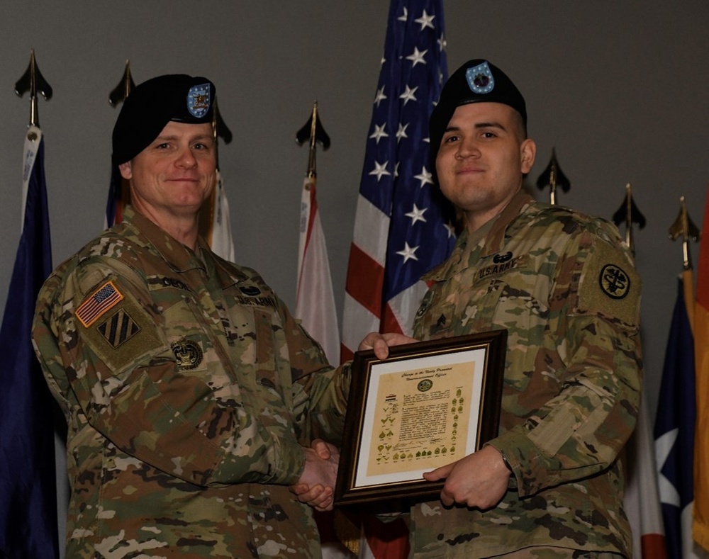 U.S. Army Health Clinic Bavaria NCO Induction Ceremony