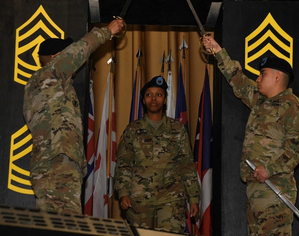 U.S. Army Health Clinic Bavaria NCO Induction Ceremony