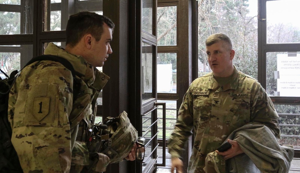 1-8CAV, 2ABCT 'Mustangs' visit with DVs in Hungary