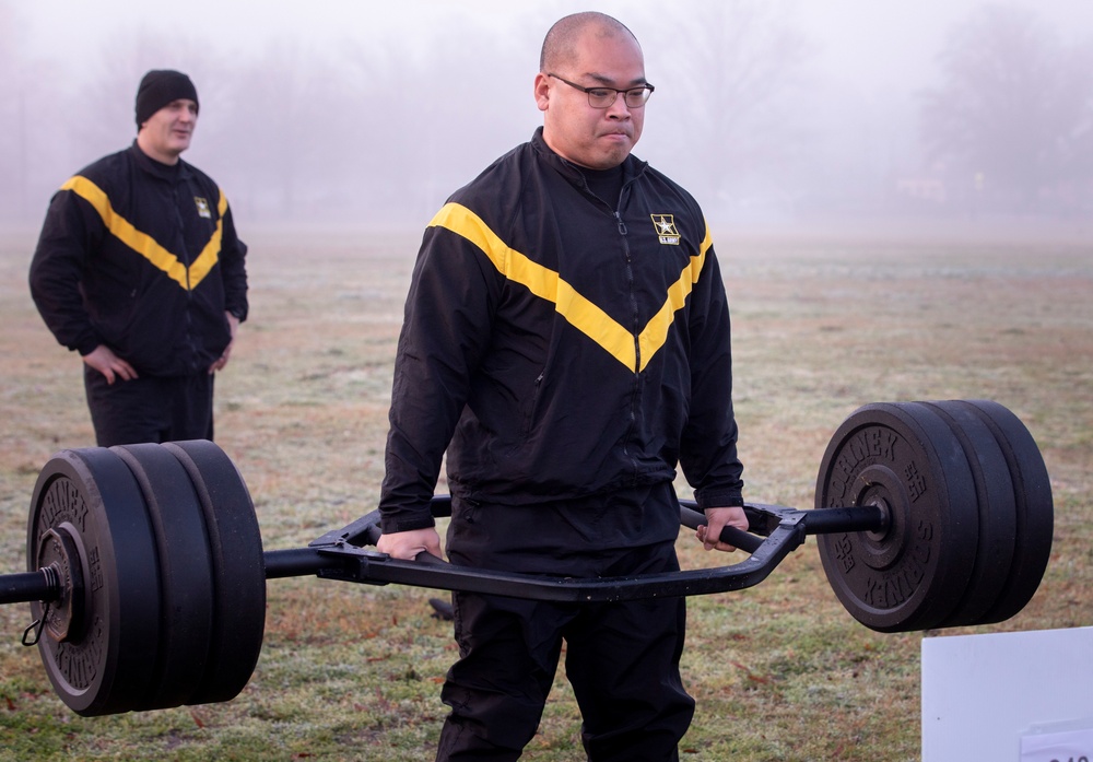 Soldiers take on Army Combat Fitness Test