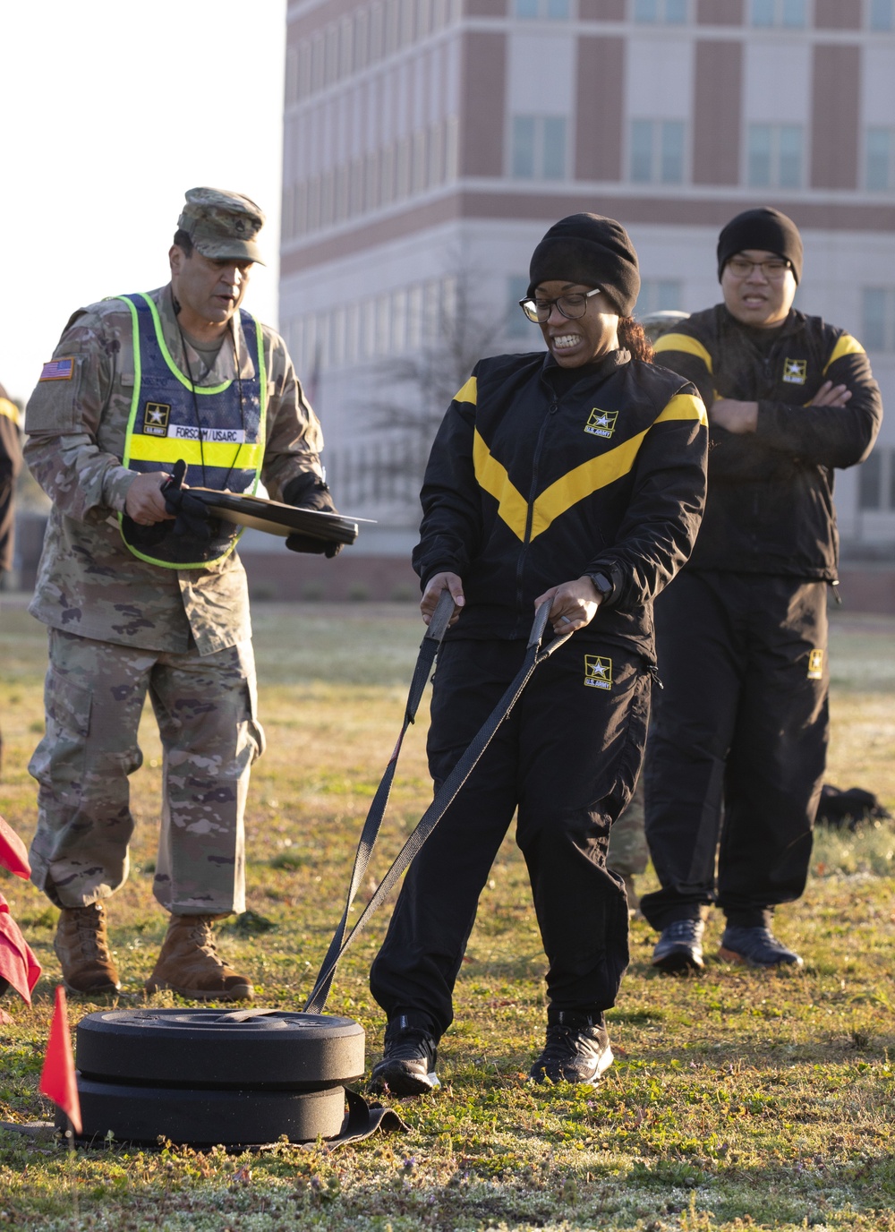 Soldiers take on Army Combat Fitness Test