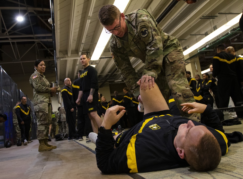 U.S . Army Reserve Headquarters prepares for new fitness test with diagnostic events