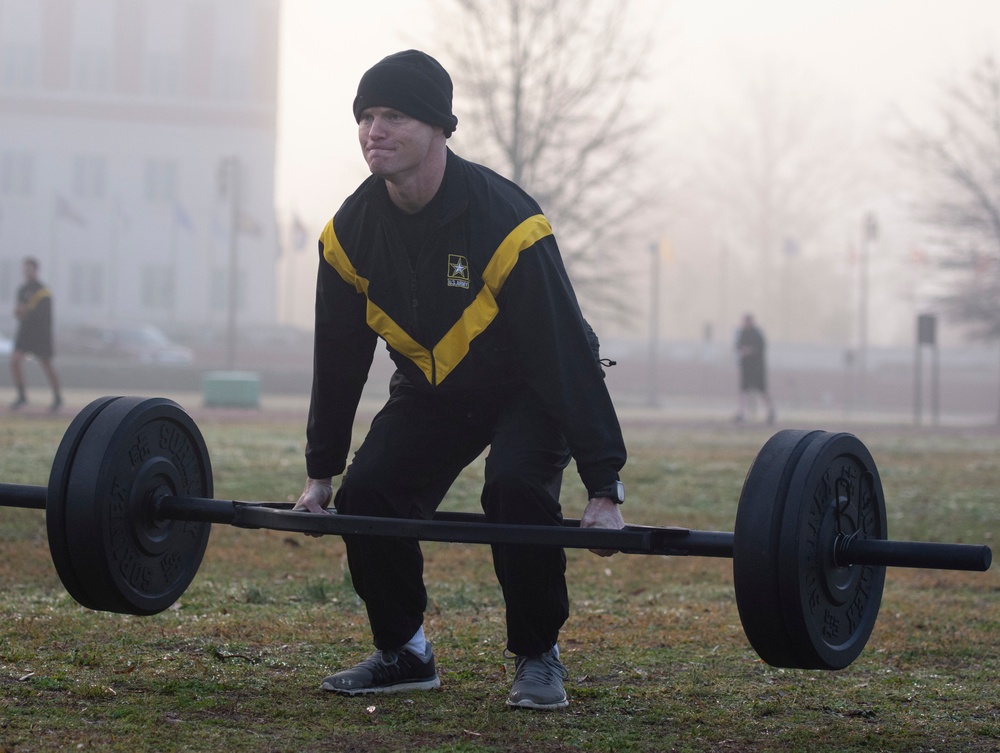 U.S. Army Reserve Headquarters prepares for Army Combat Fitness Test with diagnostic events