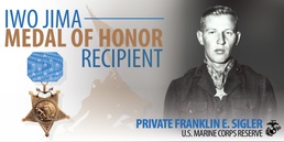 We are Iwo: Medal of Honor recipient Private Franklin E. Sigler