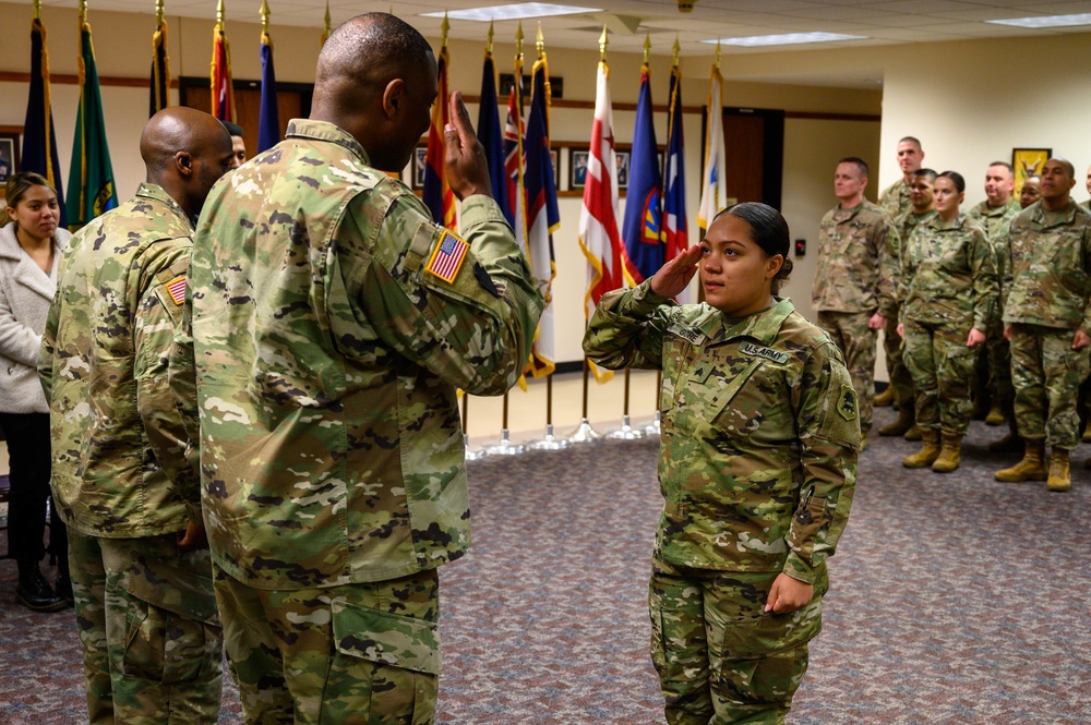 Mary-Colleen Gore promoted to Staff Sergeant