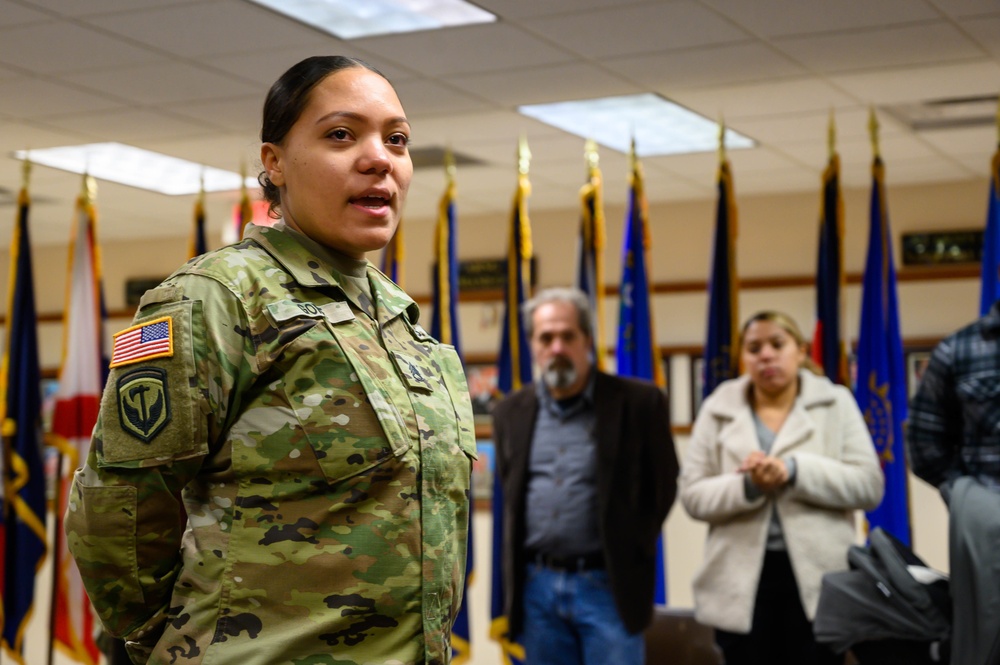 Mary-Colleen Gore promoted to Staff Sergeant