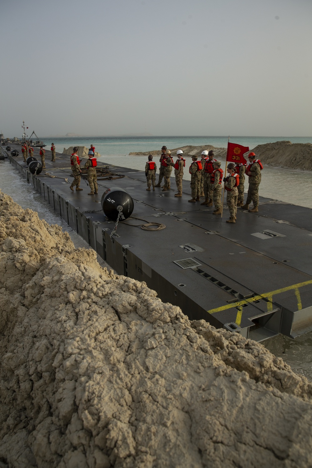 Trident Pier Emplacement during Exercise Native Fury 20