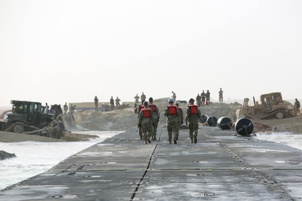 Trident Pier Emplacement during Exercise Native Fury 20