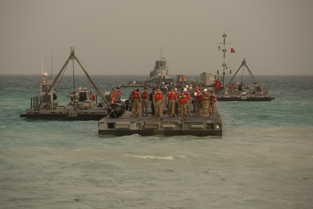 Trident Pier Emplacement during Exercise Native Fury 20