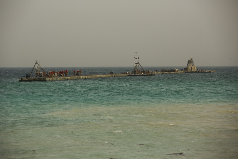 Trident Pier Emplacement during Exercise Native Fury 20