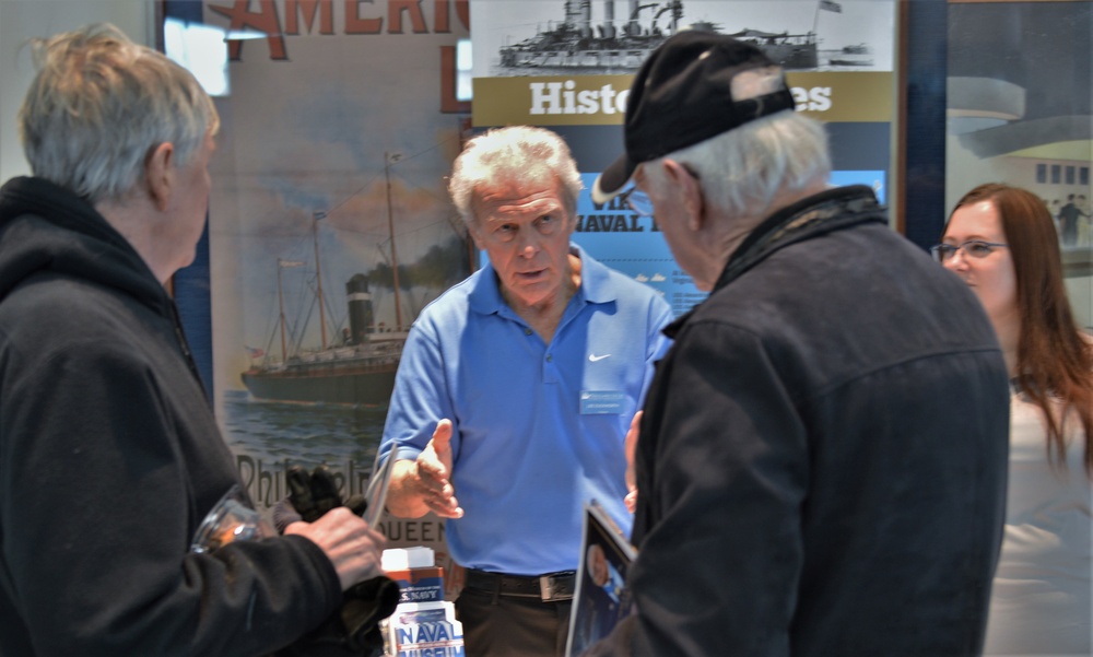 Naval Museum staffs outreach booth at Commissioning Ceremony
