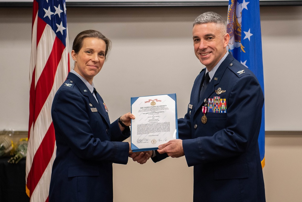 Col. Shaffer retirement ceremony