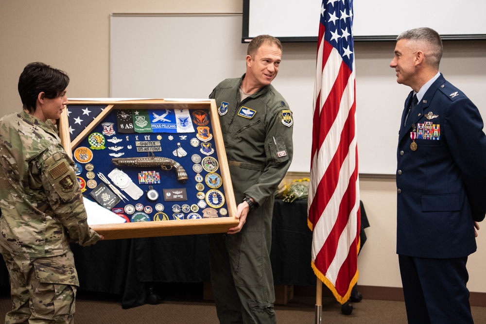 Col. Shaffer retirement ceremony