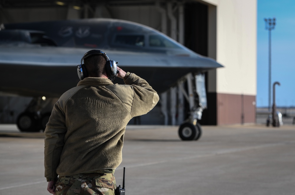 DVIDS - Images - B-2 Spirits Take Off At Whiteman Air Force Base ...