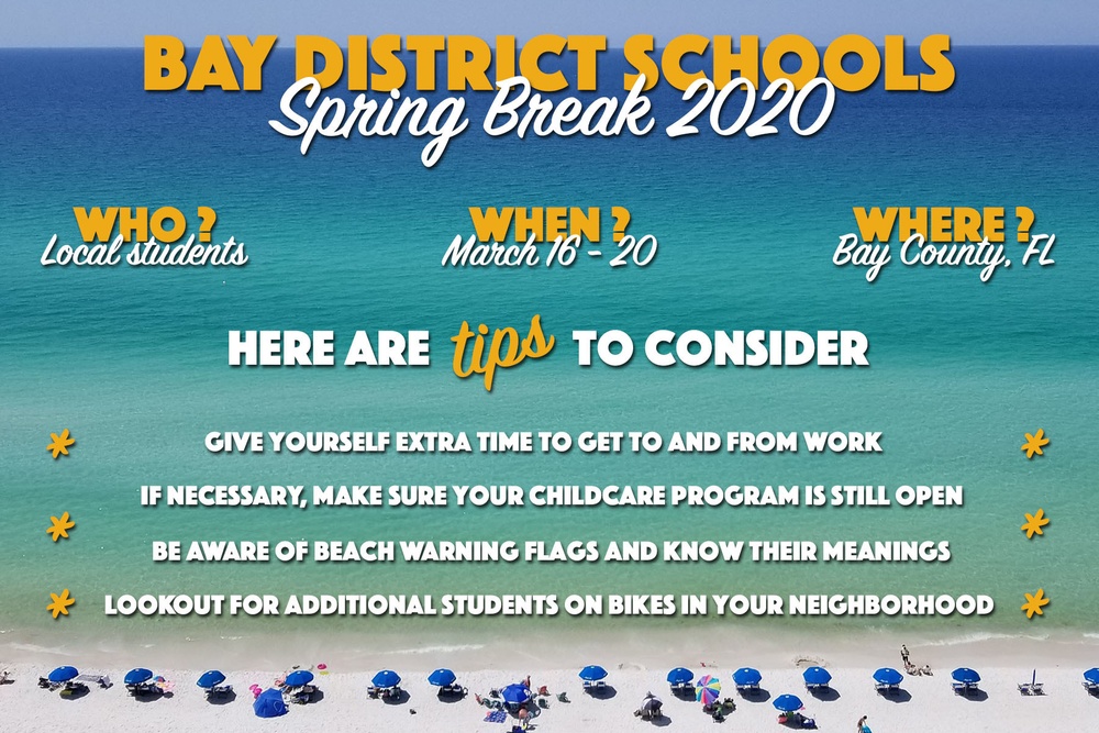 DVIDS Images Bay District Schools Spring Break 2020