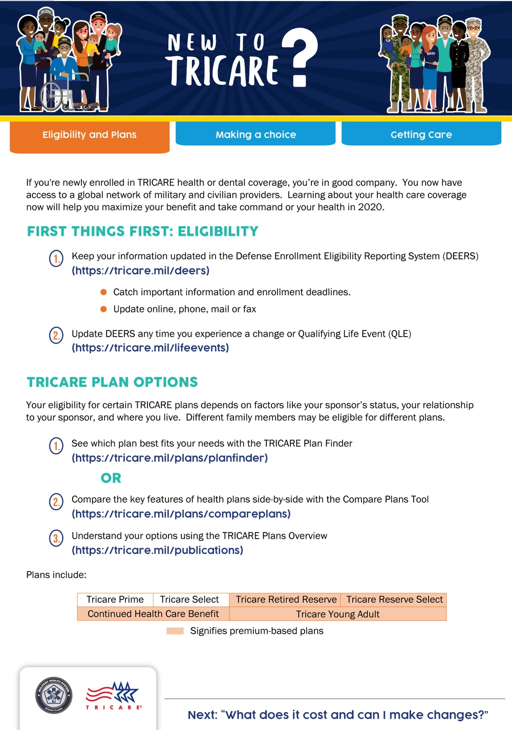 Tricare &quot;New to Tricare&quot; Information Tripdych - 1