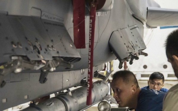 Fighter Squadrons face off in the Annual Load Crew Competition