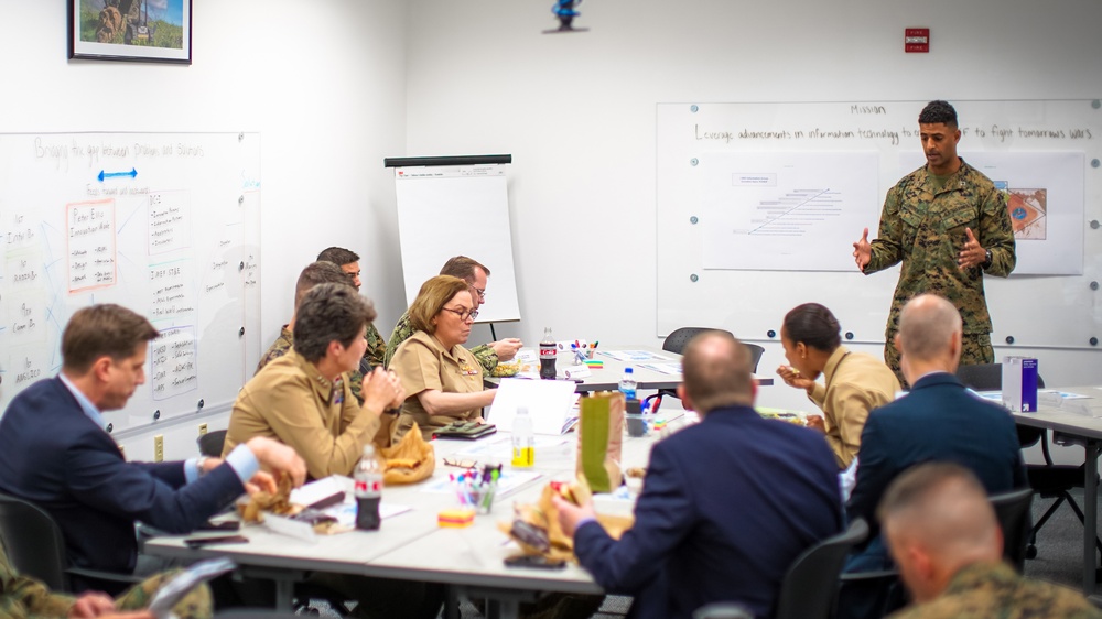 Lt. Gen. Loretta E. Reynolds Visits I MIG Headquarters