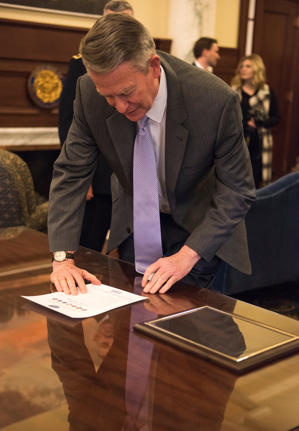 Idaho Gov. Little signs ESGR Statement of Support