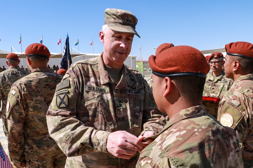1-112th CAV take control as new US rotational unit in Sinai, Egypt