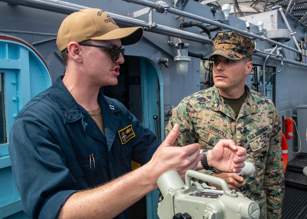 DVIDS - Images - Antietam Conducts Man Overboard Drill [Image 4 of 5]