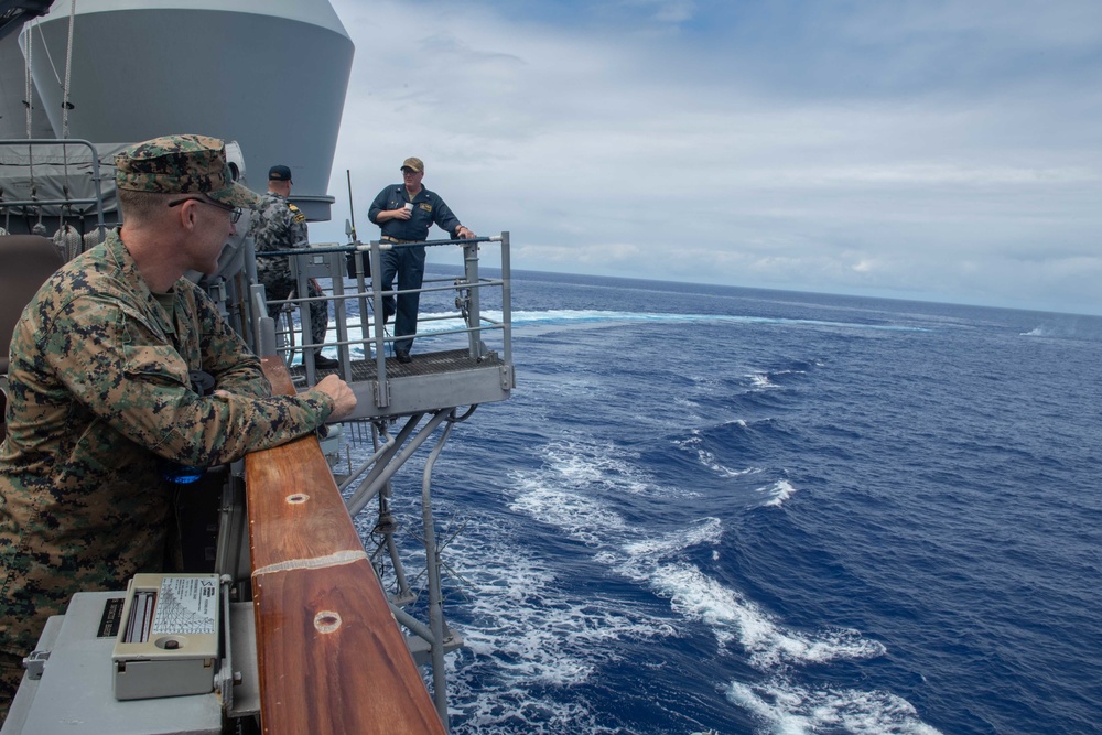 Antietam Conducts Man Overboard Drill