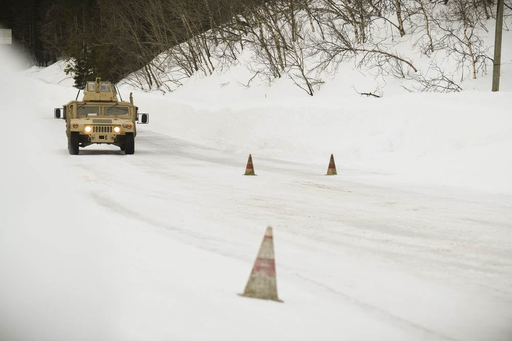 MARFORRES Marines learn winter driving safety