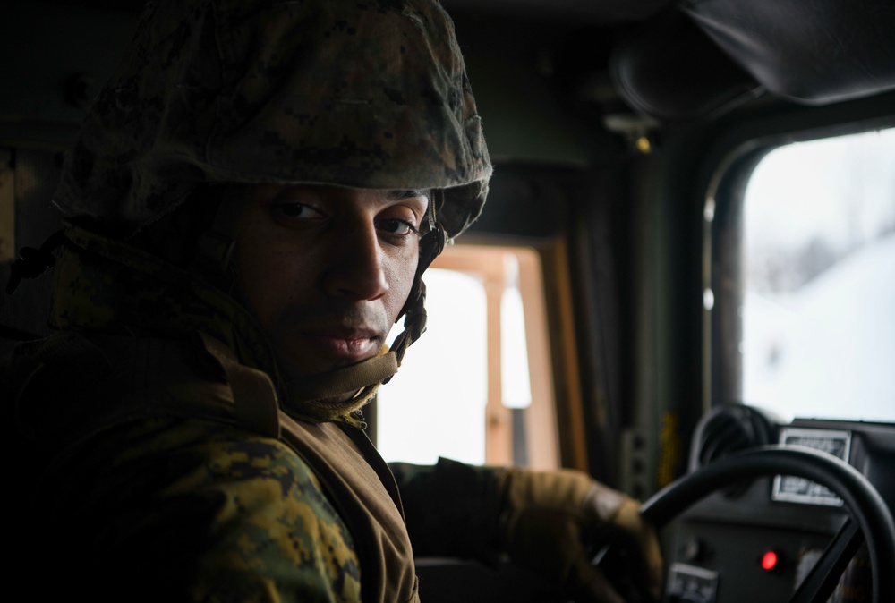 MARFORRES Marines learn winter driving
