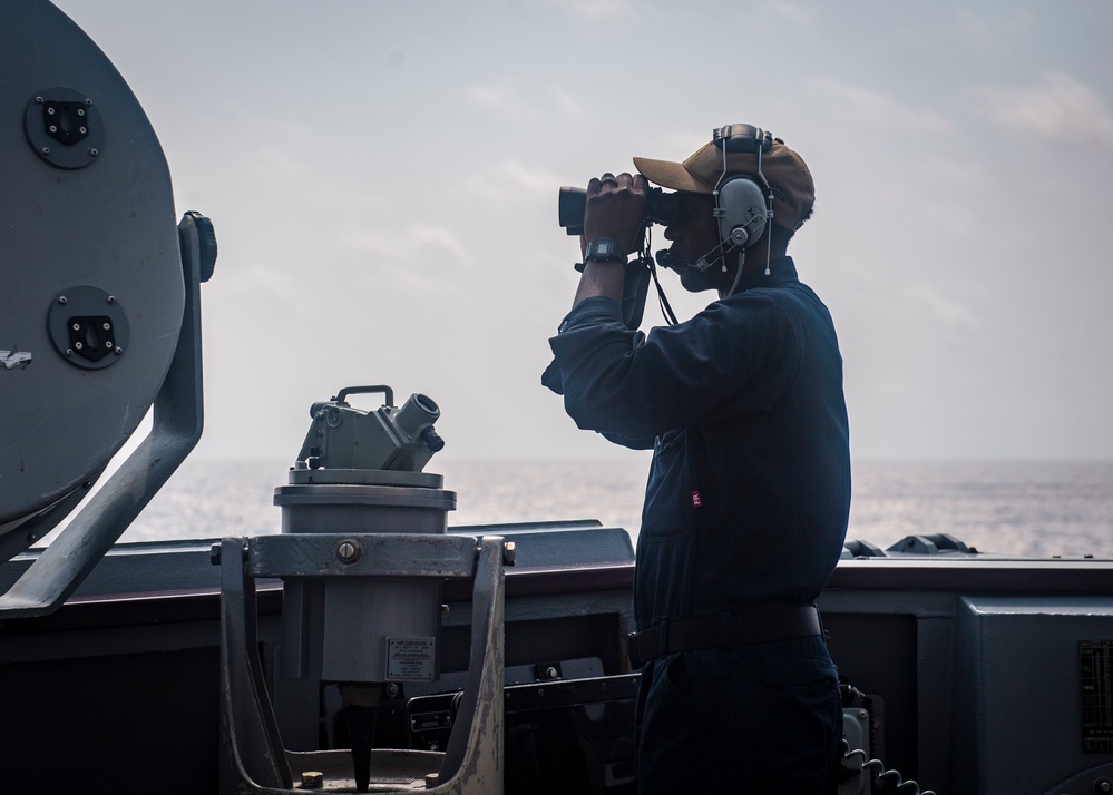 USS McCampbell Conducts Operations in the South China Sea