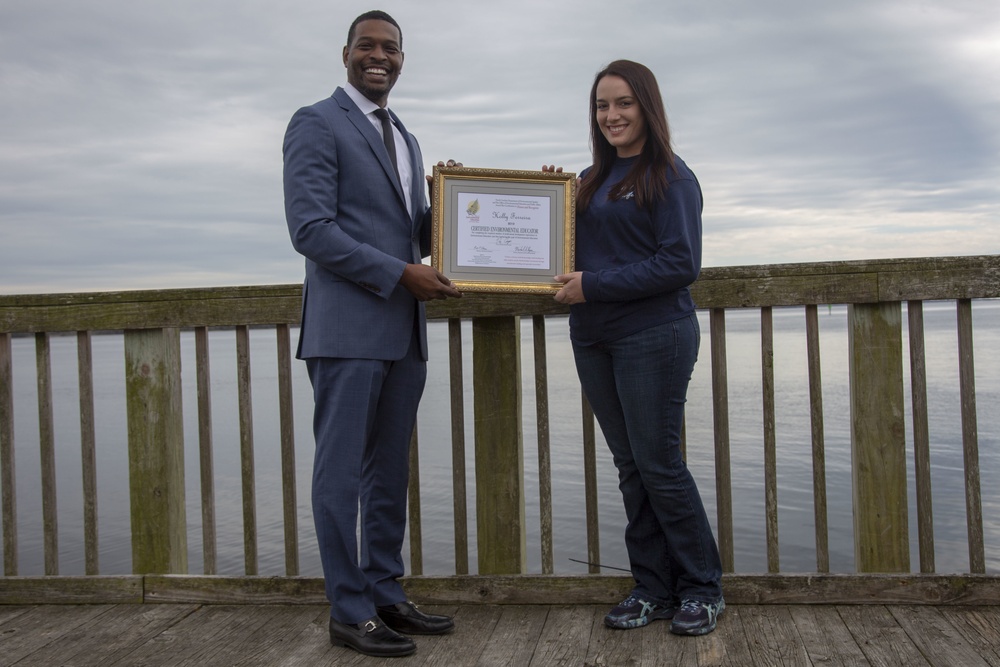Camp Lejeune biological technician completes North Carolina Environmental Education Certification Program