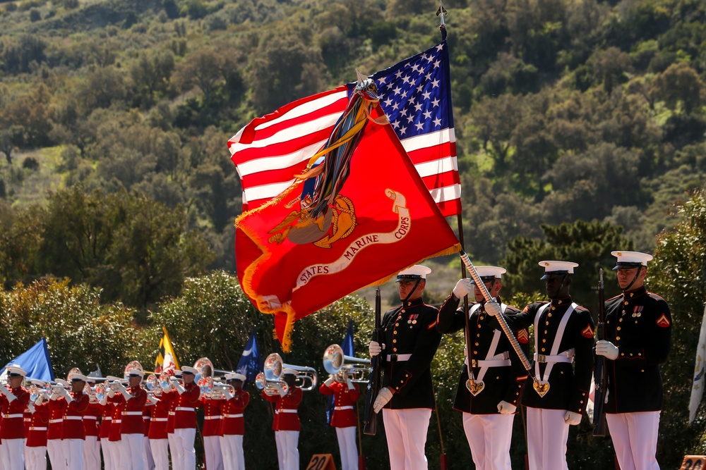 Battle Color Detachment Performs at SOI West