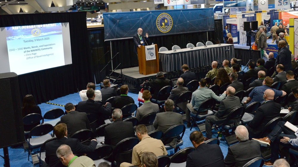 Navy IW Pavilion Exhibits at WEST 2020