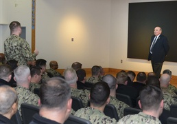SEA Students Learn Navy Lessons from Retired Navy Commander