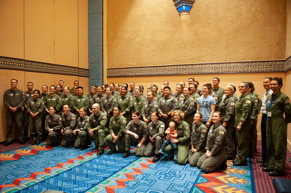 Coast Guard aviators attend 2020 Women in Aviation International Conference