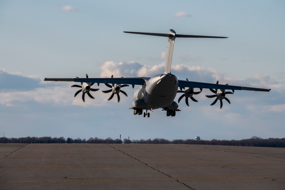 Snapshot Spanish A400M Atlas transit through Dover AFB to exercise Red Flag 20-2