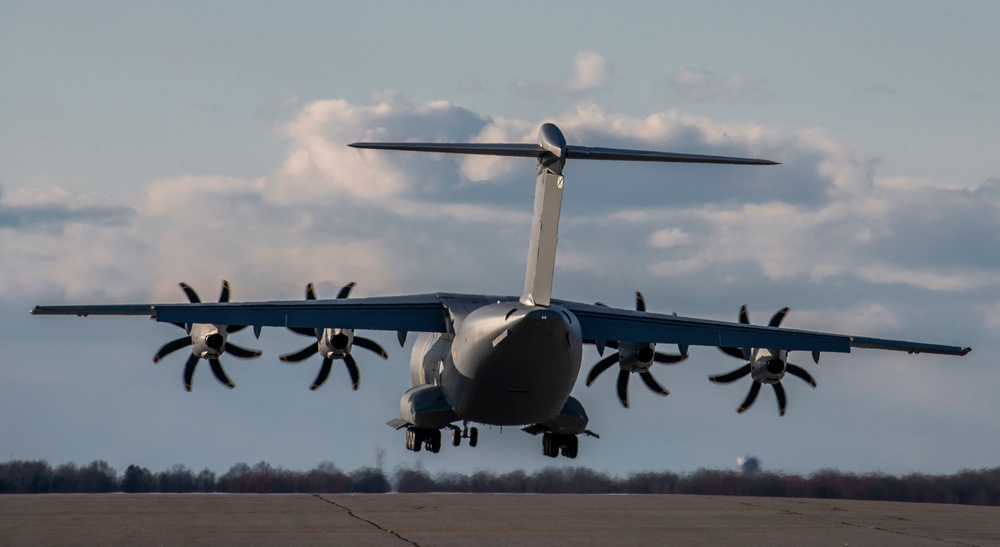 Snapshot Spanish A400M Atlas transit through Dover AFB to exercise Red Flag 20-2