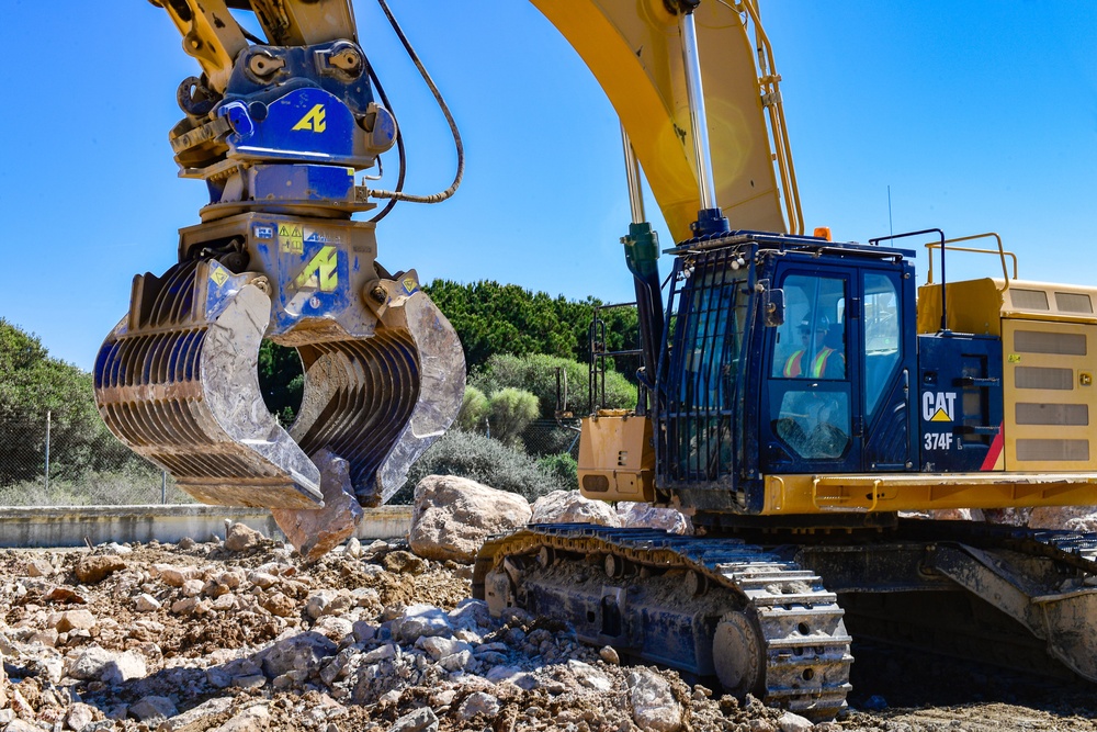 NMCB 1 continues Cliff Erosion Prevention Project on Naval Station Rota