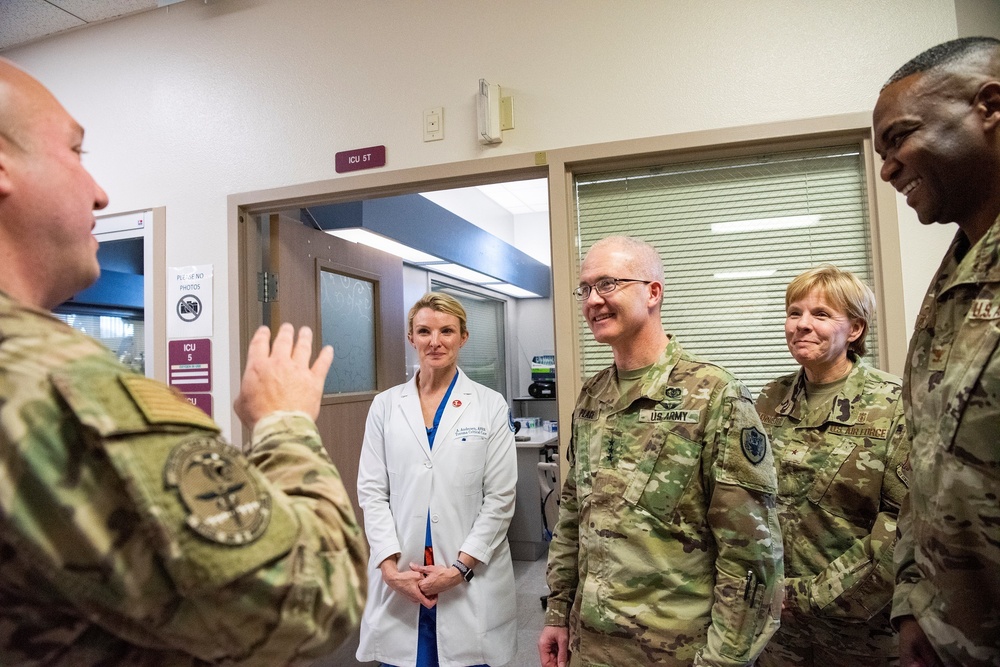 Defense Health Agency Director visits Nellis, 99th Medical Group