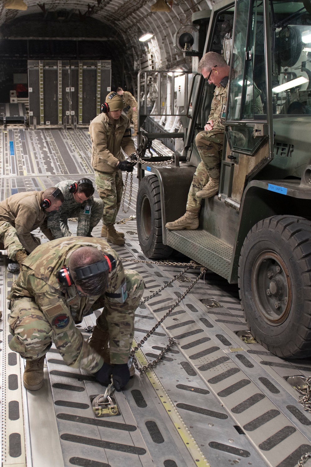 Small air terminal conducts training exercise