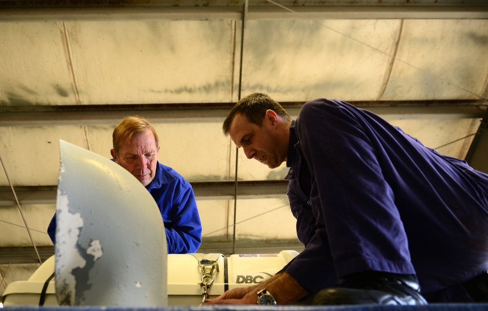 Coast Guard marine inspector inspects small passenger vessels