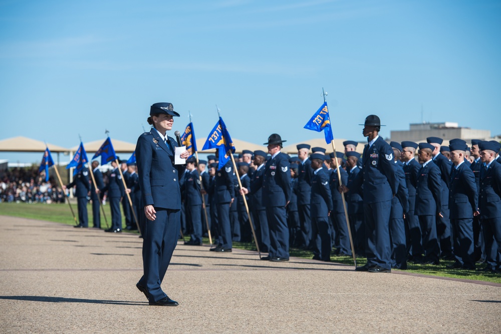 JBSA-Lackland recognizes Women's History Month 2020 with a special BMT graduation parade