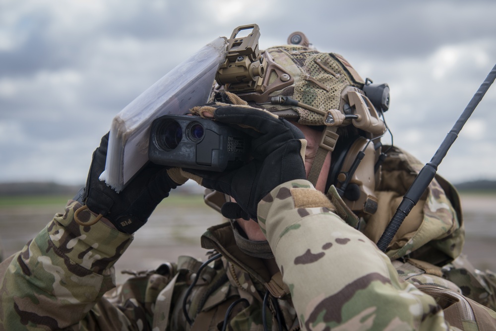 352nd SOW ST conduct CAS training with fighter jets during Valiant Liberty 2020
