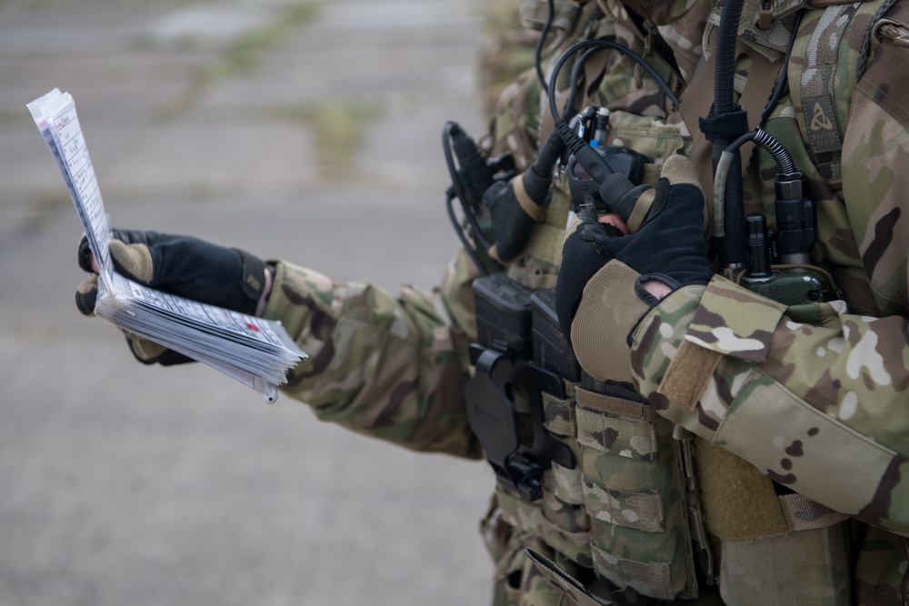 352nd SOW ST conduct CAS training with fighter jets during Valiant Liberty 2020