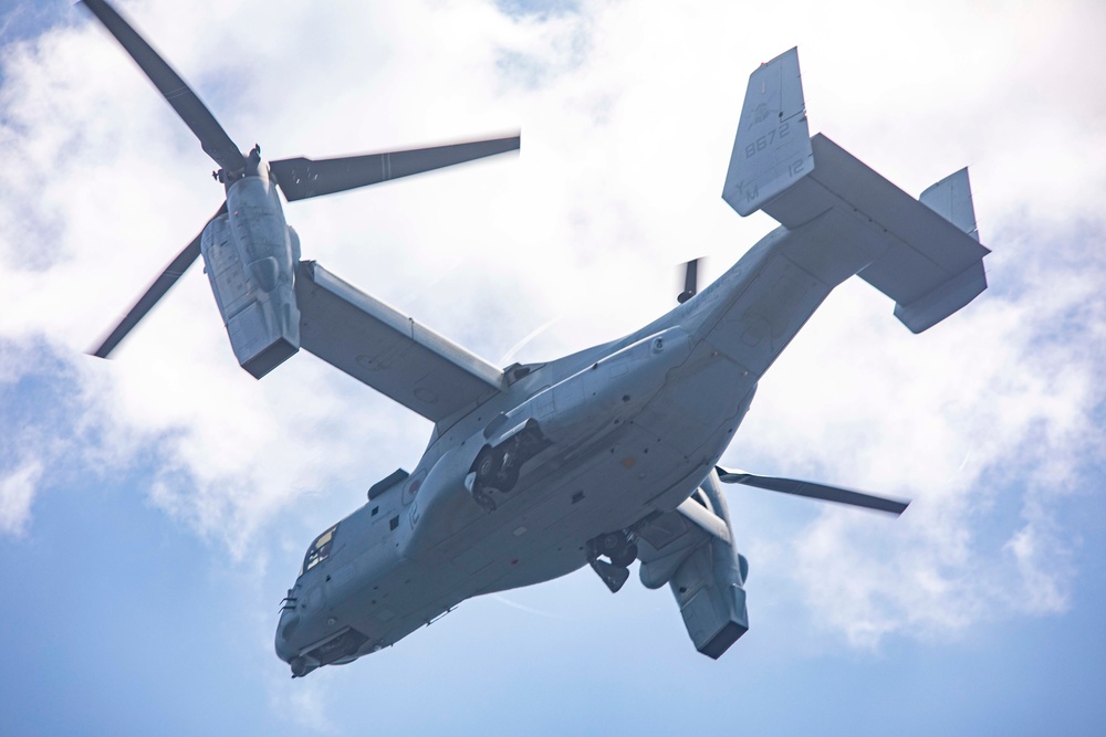 USS New York performs flight operations