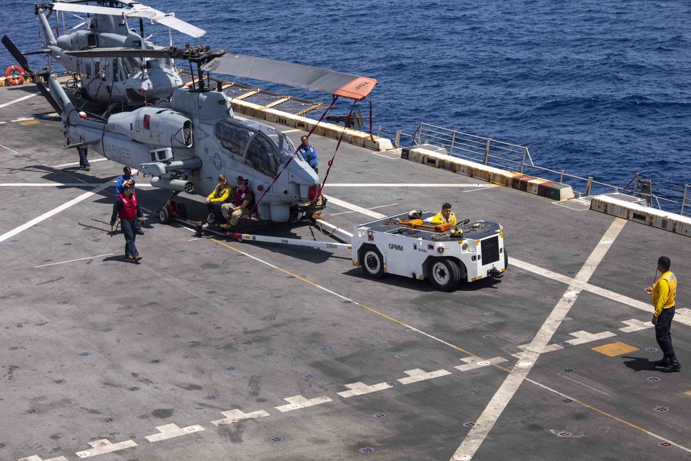 USS New York performs flight operations