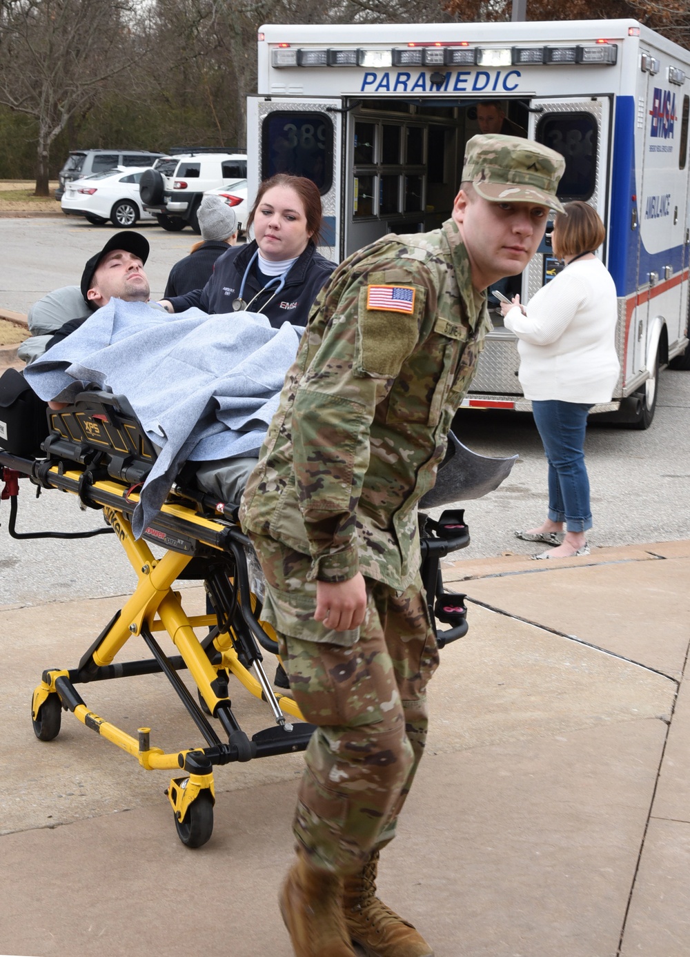 Tinker assists Metro Tech in mass casualty exercise