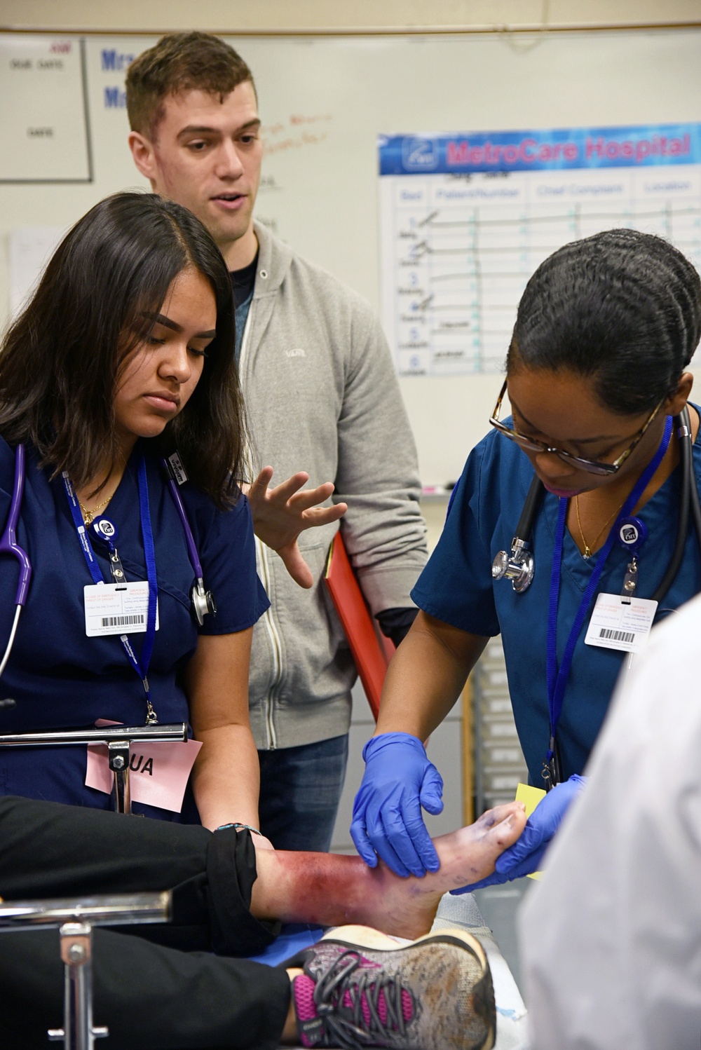 Tinker assists Metro Tech in mass casualty exercise