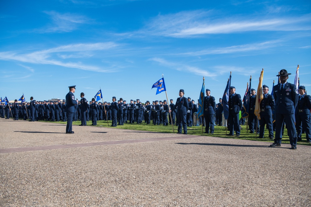 JBSA-Lackland recognizes Women's History Month 2020 with a special BMT graduation parade