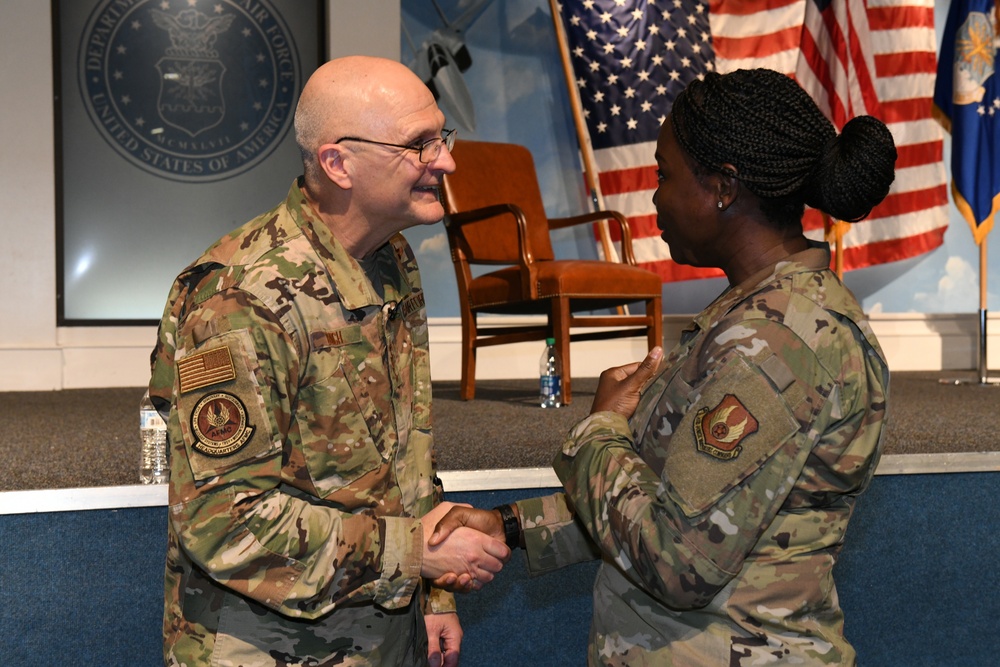 DVIDS - Images - Gen. Arnold W. Bunch greets airman and civilians after ...