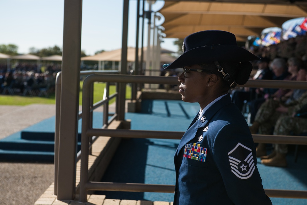 JBSA-Lackland recognizes Women's History Month 2020 with a special BMT graduation parade